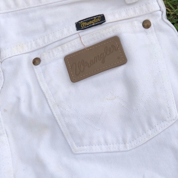 Vintage Wrangler High Rise White Jeans - Picture 3 of 3